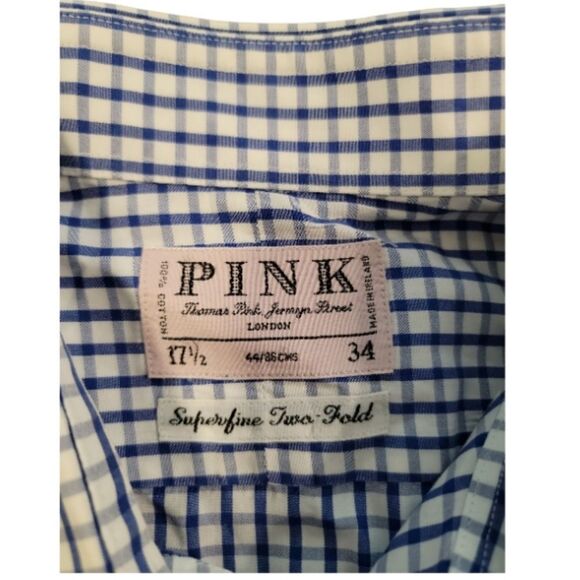 Thomas PINK Checkered Shirt - Picture 3 of 4